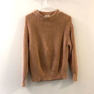 Aritzia Wilfred Tan Sweater